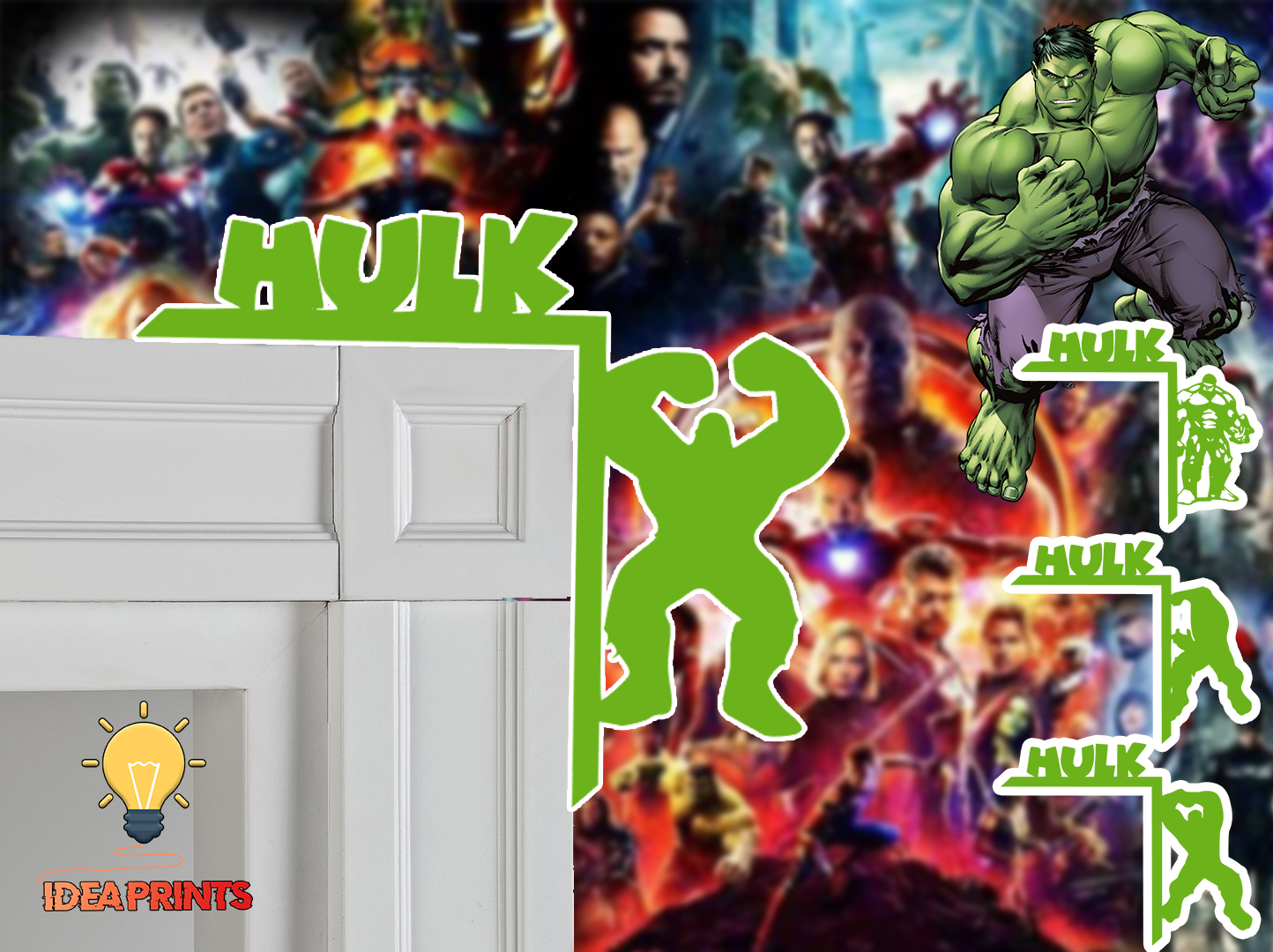 Room door trim corner - HULK (Superhero Edition #3)