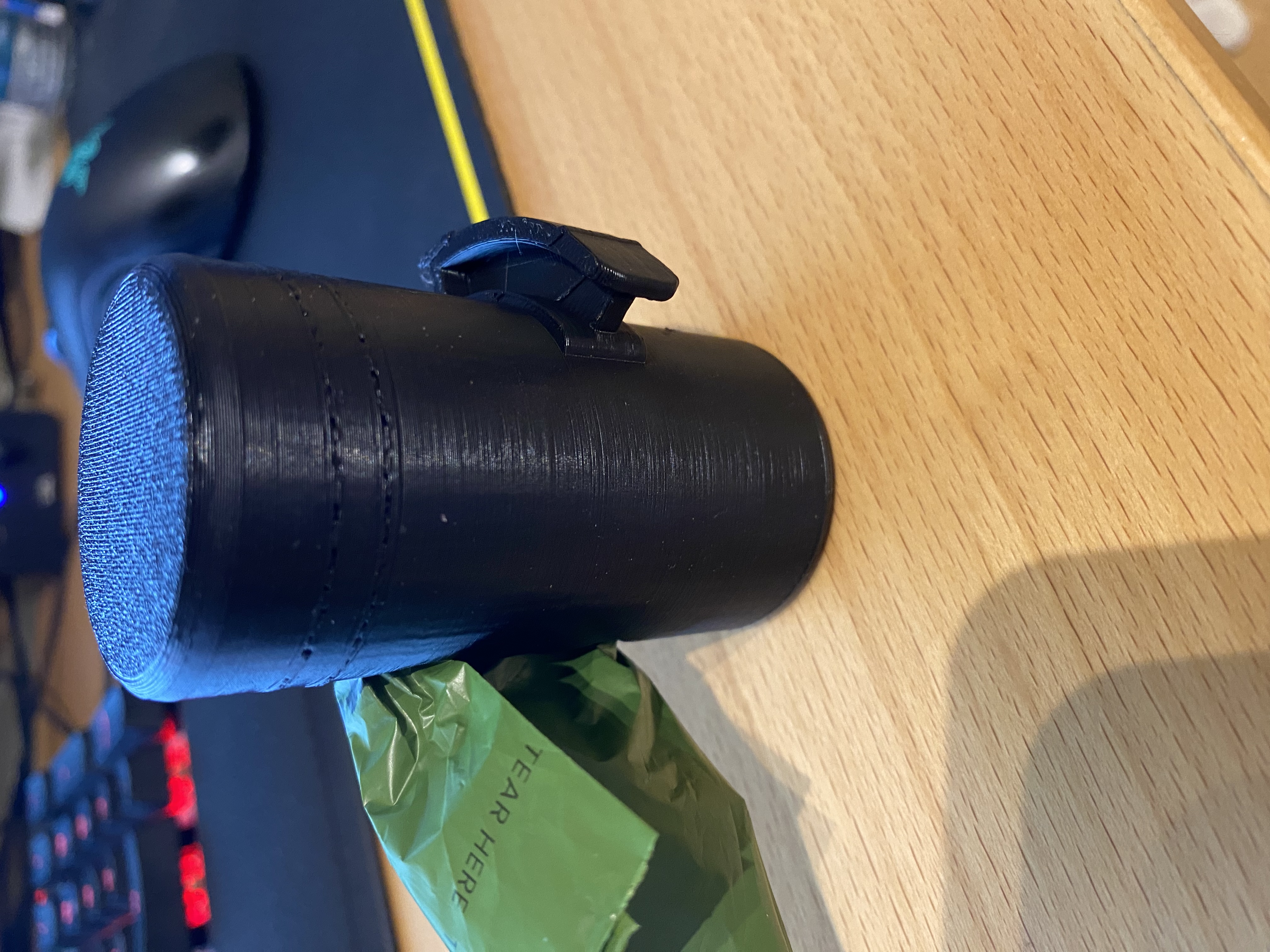 Flexi Classic Poop Bag Holder with a better hook and resized
