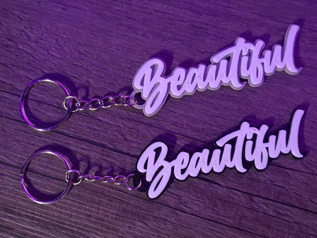Beautiful Key Tag