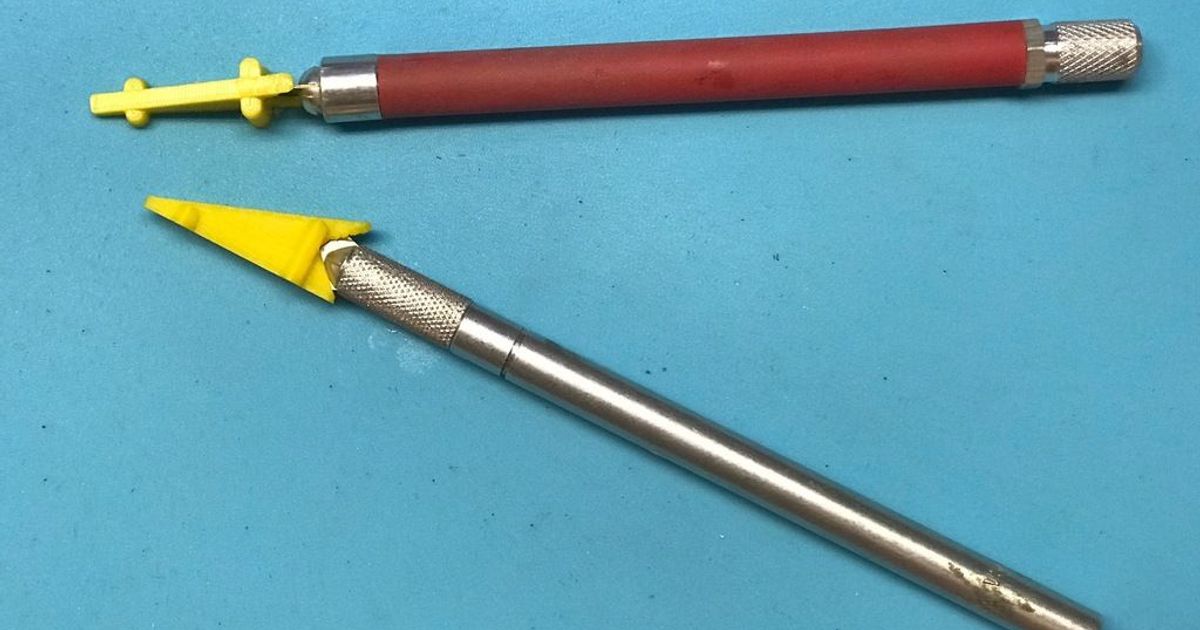 Blade Cover for 11 XActo Knife by AlteRob Download free STL model