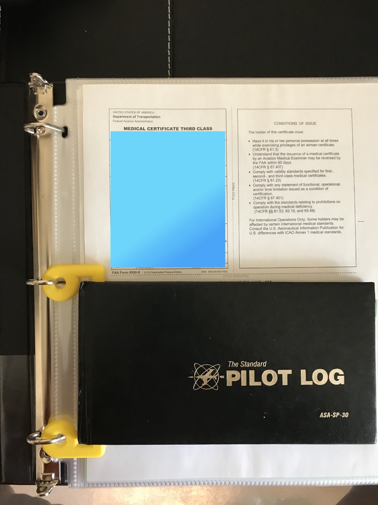 Pilot's Logbook Notebook Holder by AlteRob Download free STL model