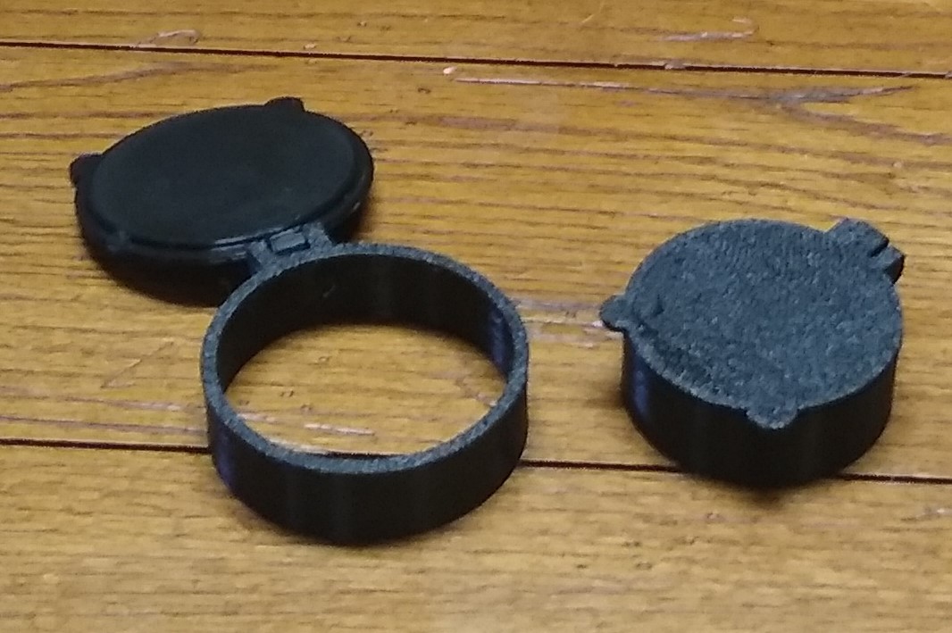 Parametric lens cap for scopes