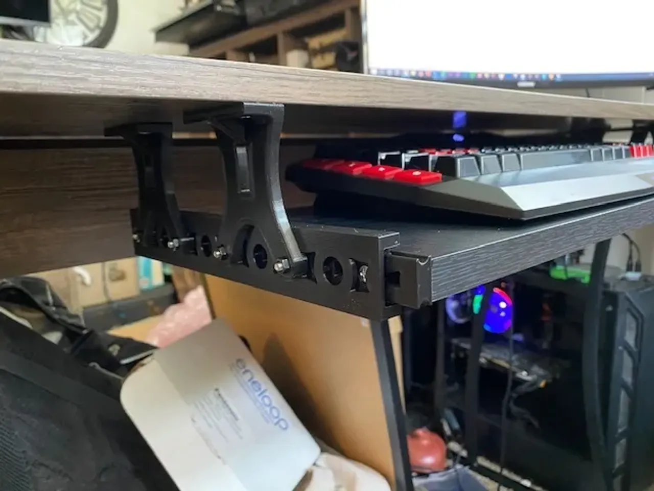 Sliding Keyboard Tray! by savingprivatebrian15 | Download free STL ...