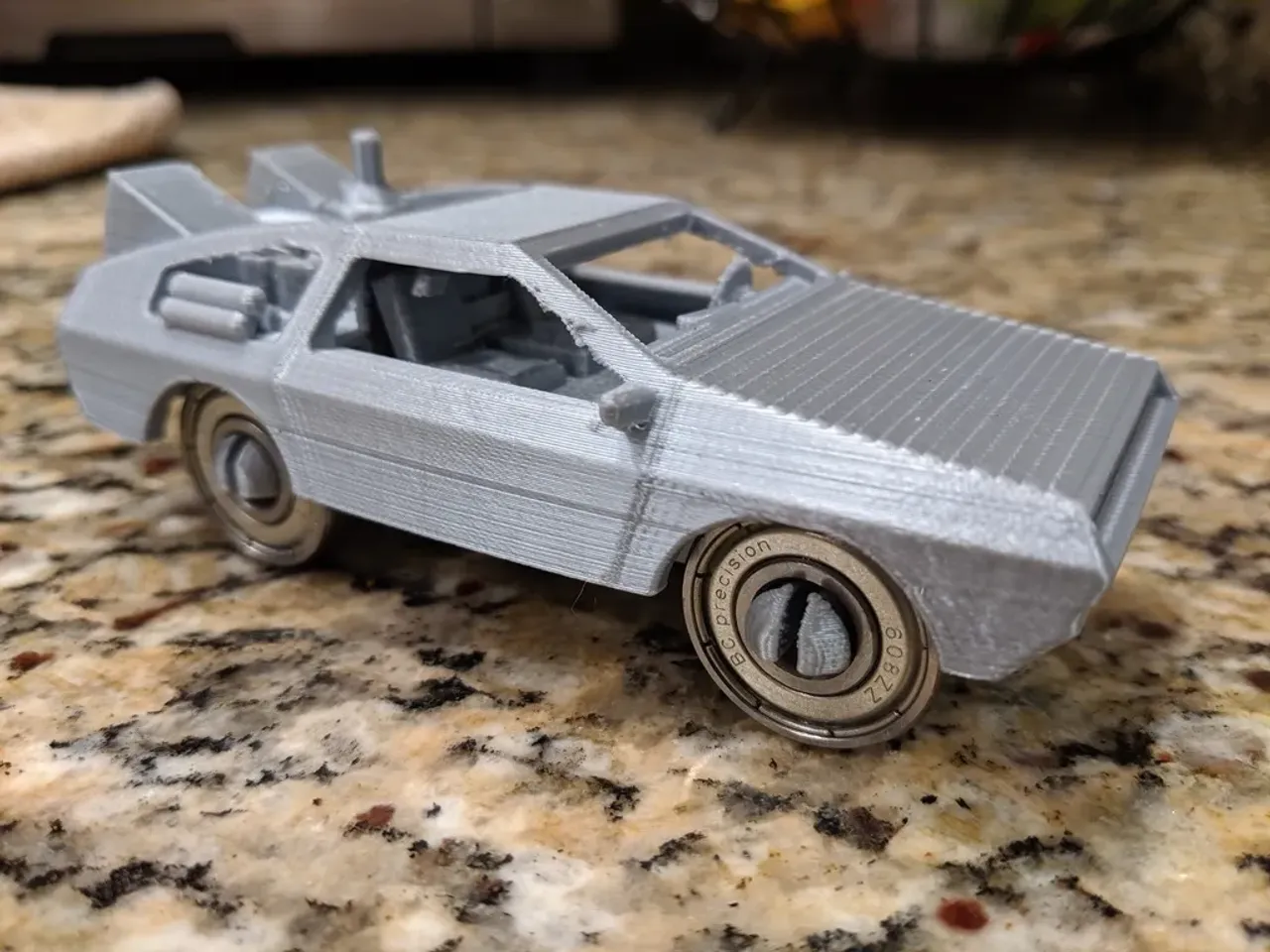 How to build a pinewood derby DeLorean time machine 