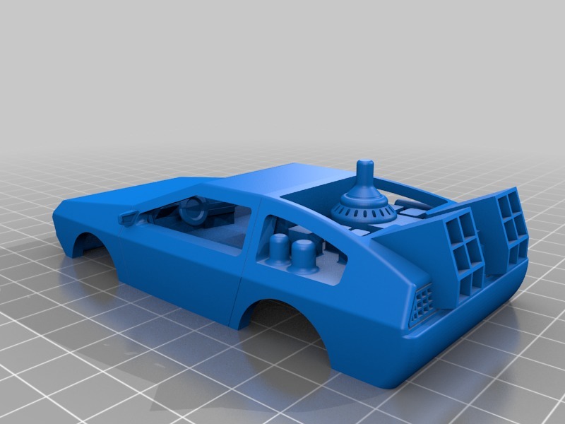 Miniatura 10 do modelo 3D Delorean Time Machine