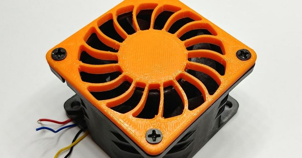 60mm Fan grill by Mistertech Download free STL model