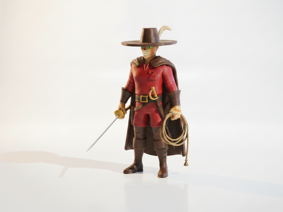 Zorro Figurine Movies & TV Collectible 3D Printable