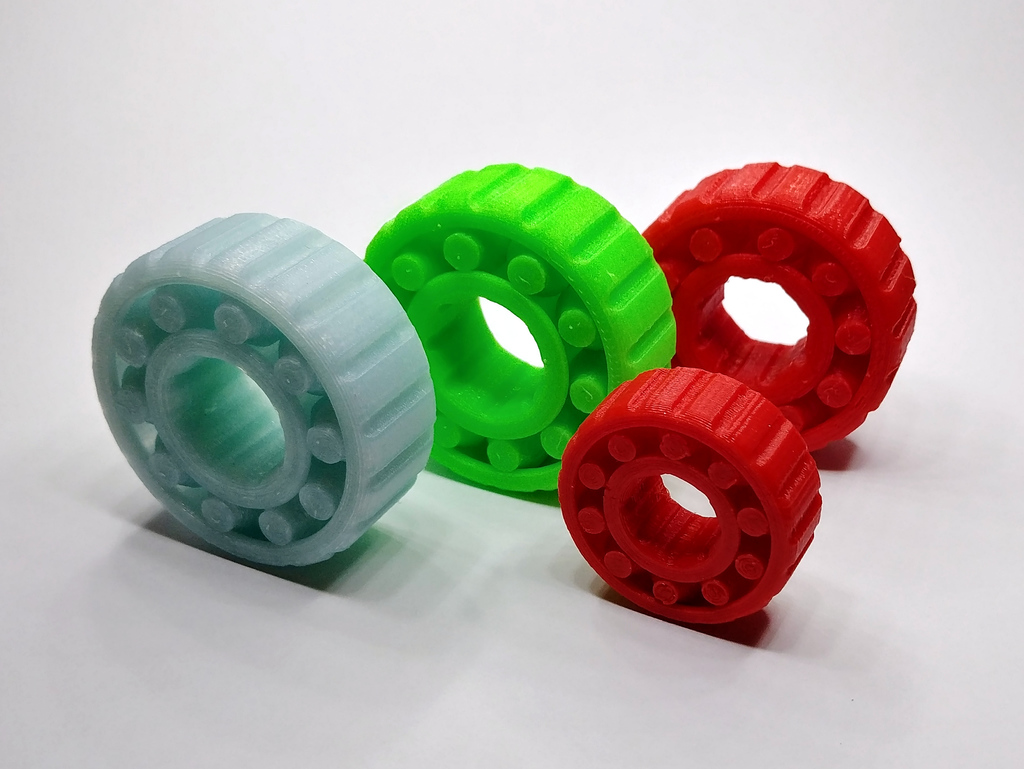 Fully Printable Roller Bearing (NO SUPPORTS NEEDED)