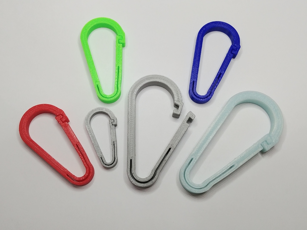 Basic Carabiner (Easy print)