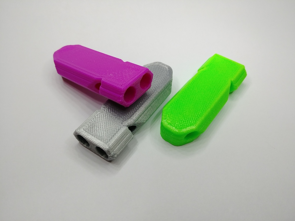 2 Tone Key Chain Safety Whistle