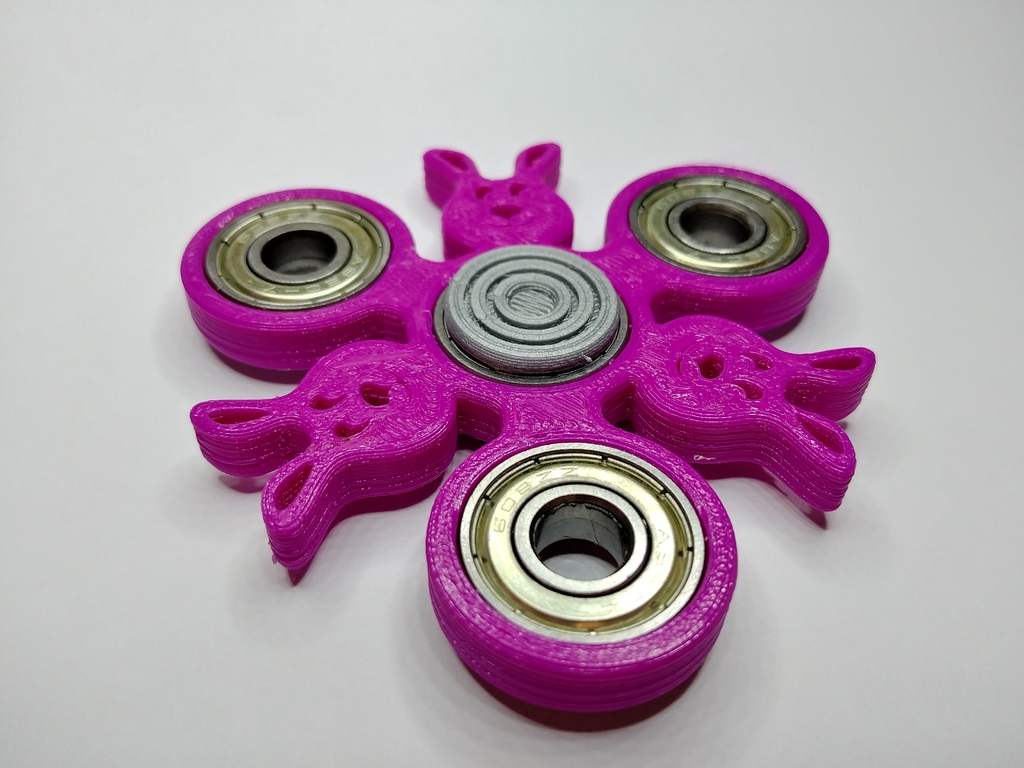 Fidget Spinners Peter Rabbit Bunny Fidget Spinner by Mistertech | Download free STL model ...