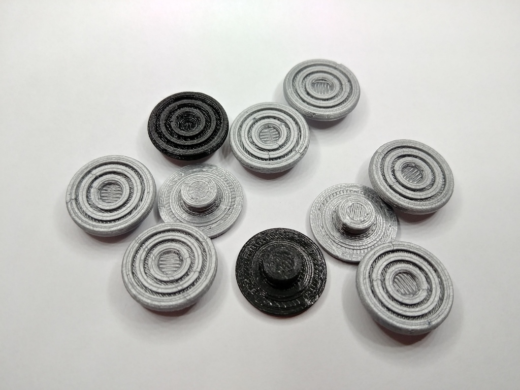 Fidget Spinner Concentric Rings Cap/Cover