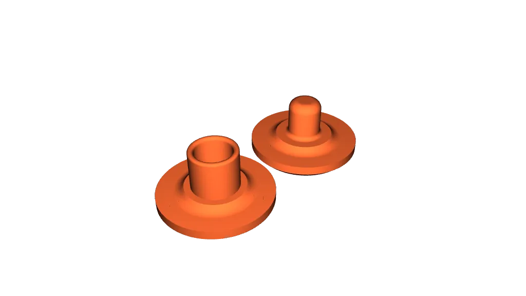 Fidget Spinner Concentric Rings Cap Cover by Mistertech Download free STL model Printables