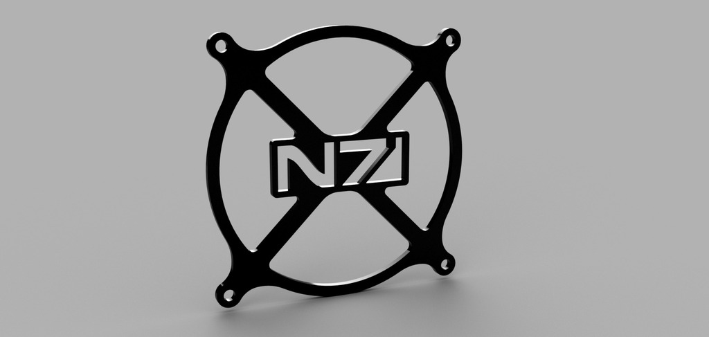 120mm Fan Grill N7 (Mass Effect)