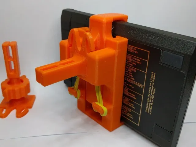 Car or wall mount gripping smartphone holder system