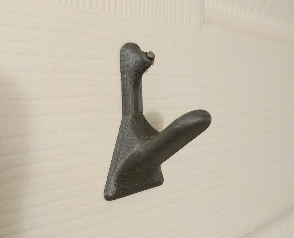 Door/wall nail hook by Mistertech Download free STL model