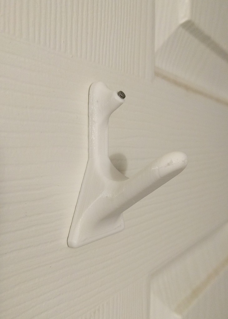 Door/wall nail hook by Mistertech Download free STL model