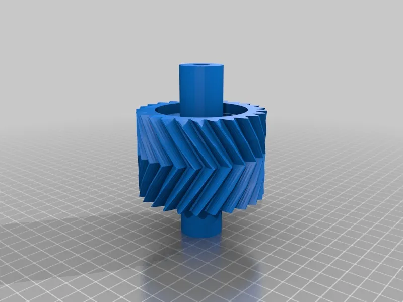 3D Print Gear Test, 3D CAD Model Library