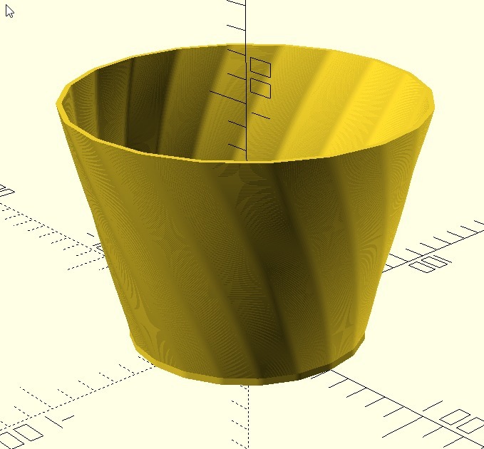 Very Customizable Poly Bowl OpenSCAD by Mistertech Download free STL