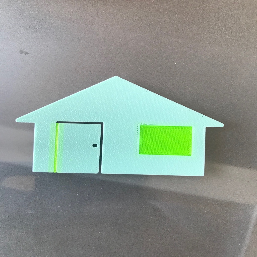Multi Material House Test (PLA & FLEX)