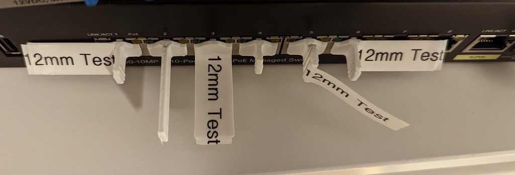 RJ-45 LAN Port Marker and Dust Cover