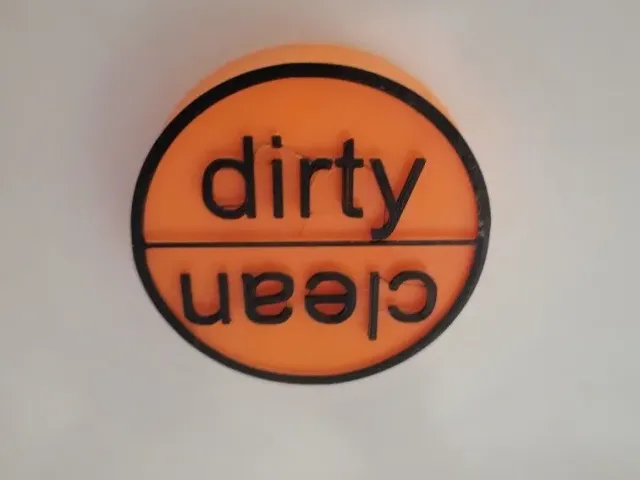 dish washer clean dirty