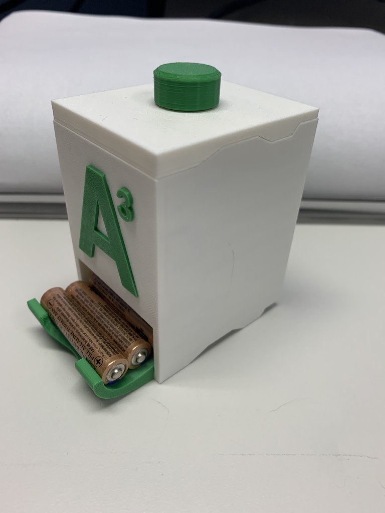 Stackable Battery Holder Lid by James Sutherland Download free STL model