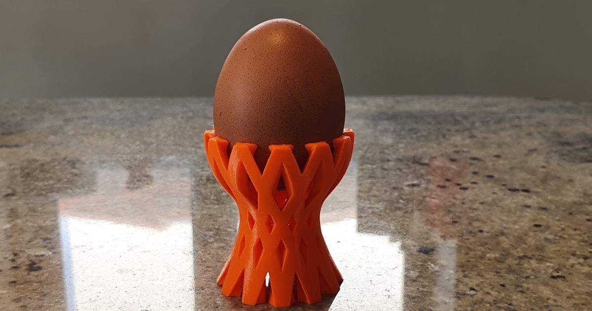 STL file Geometric octagonal egg cup 🥚・3D printable model to download・Cults