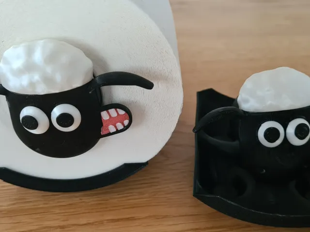 Shaun the sheep color separated