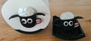 Shaun the sheep color separated