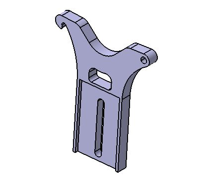 Miniatura 3 do modelo 3D Base for plastic plane model V1