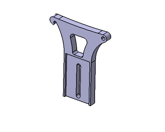 Miniatura 5 do modelo 3D Base for plastic plane model V1