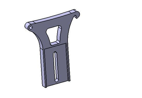 Miniatura 7 do modelo 3D Base for plastic plane model V1