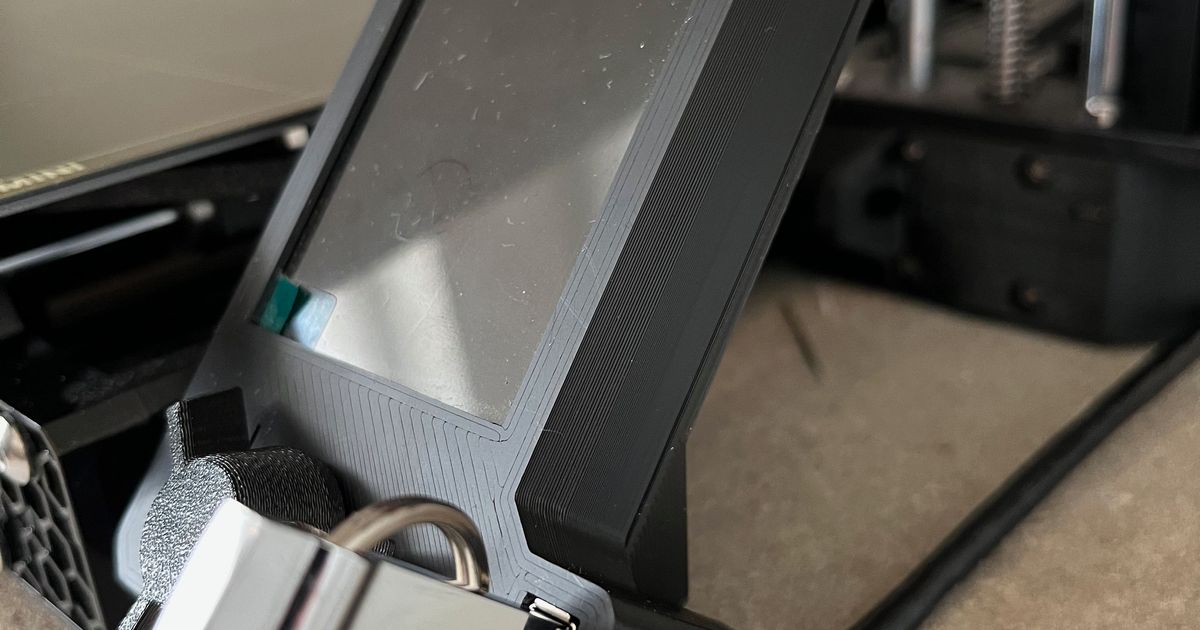 Prusa MINI+ Display USB Mod with back cover support by Niels Cor ...