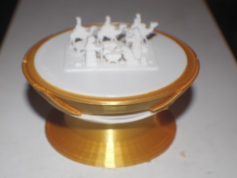 Lighted Nativity Display