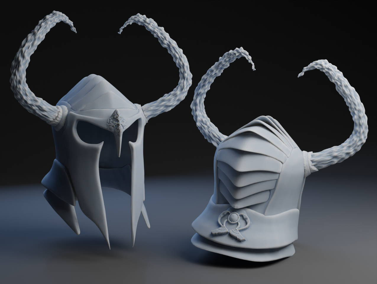 Knights Helmet by Peter Farell Download free STL model