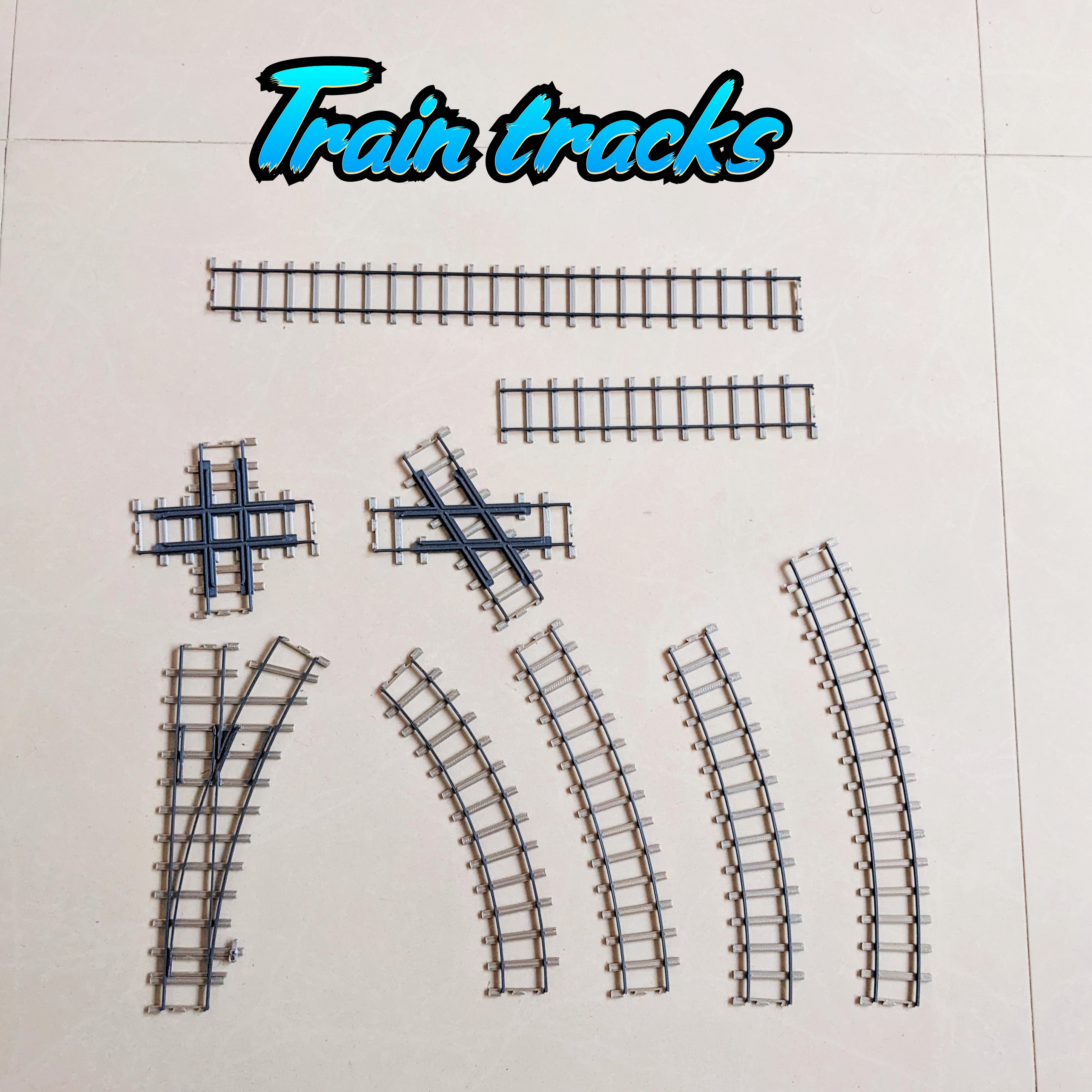 Train Tracks - DragonRailway by rambros | Download free STL model | Printables.com