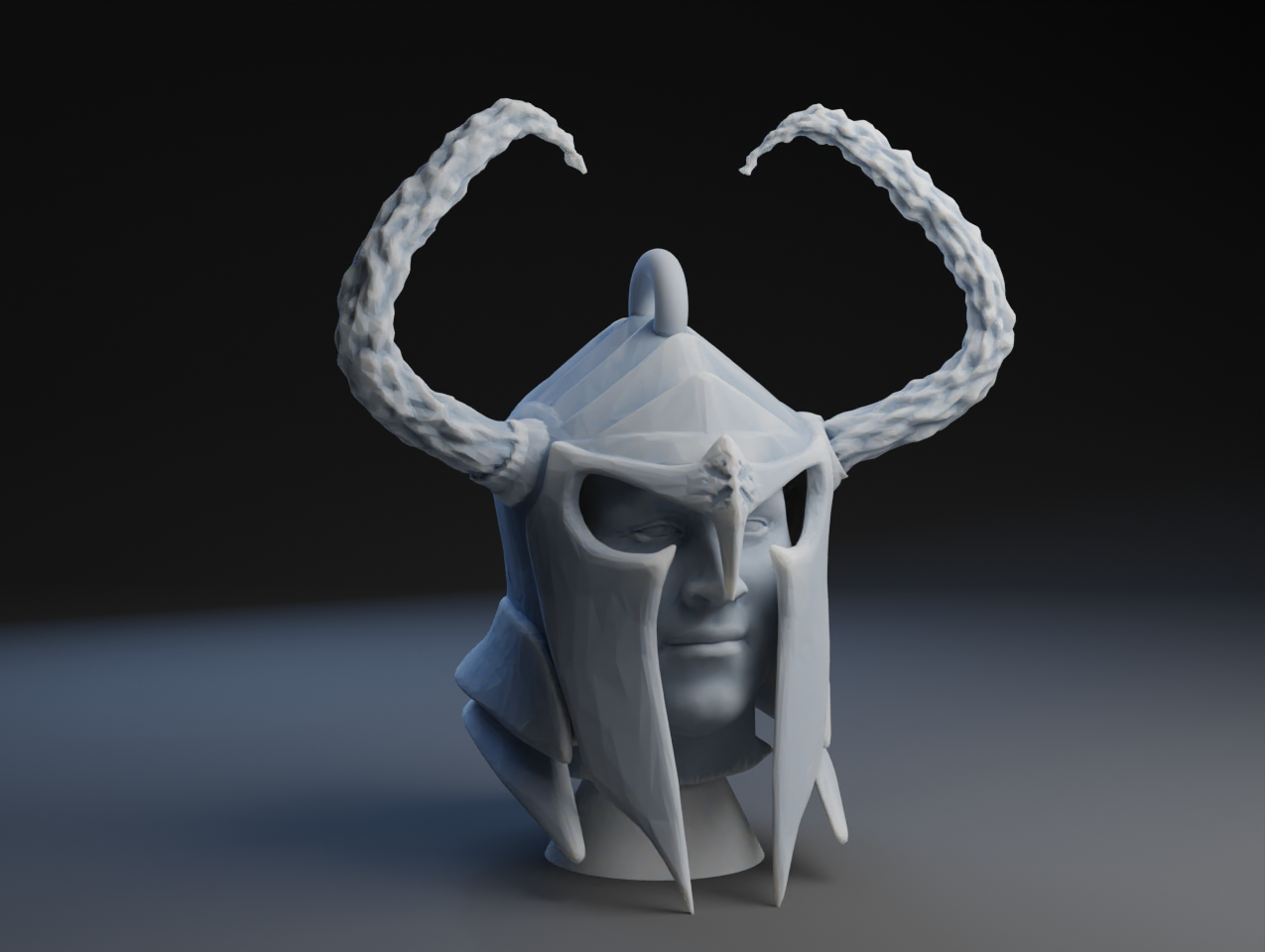Lionel Messi In Knights Helmet with Krampus Horns Tree Decoration