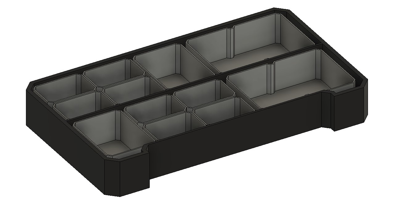 Dewalt 20 Compartment Pro Organizer Bins By Jvaldon Download Free Stl Model 9002