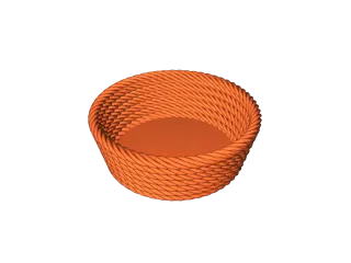 Rope Bowl flat bottom. by dark010 | Download free STL model ...