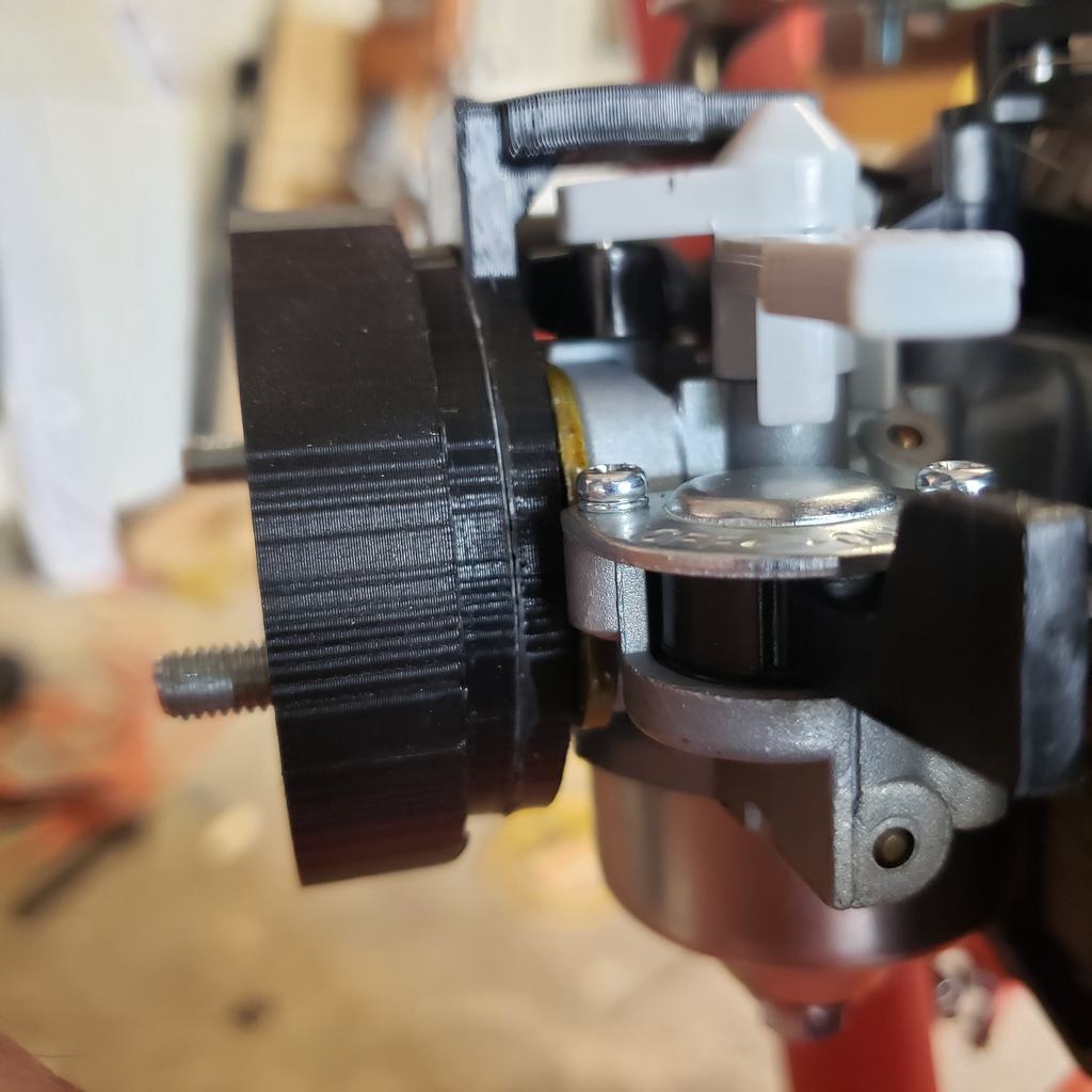 212cc air filter adapter for PCV and air trim valve by Brett Silva