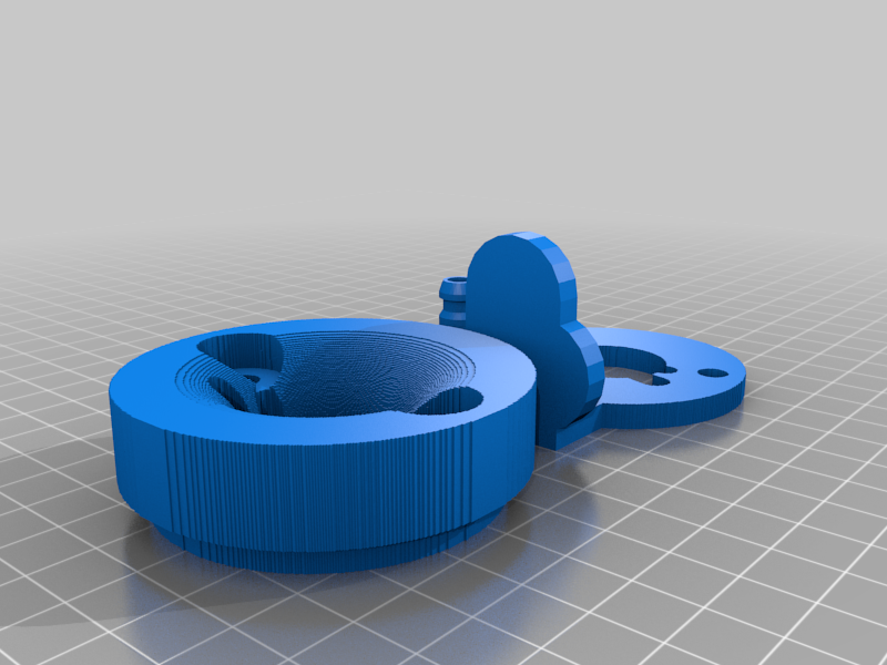 212cc air filter adapter for PCV and air trim valve by Brett Silva