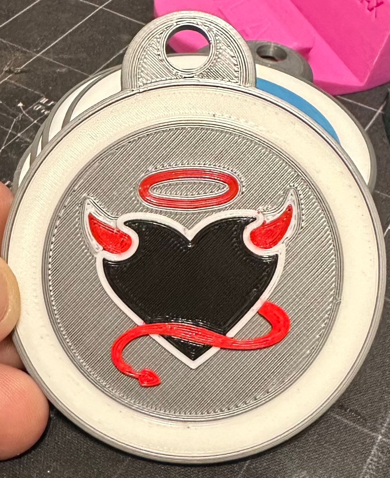 DOG TAG DEVIL HEART