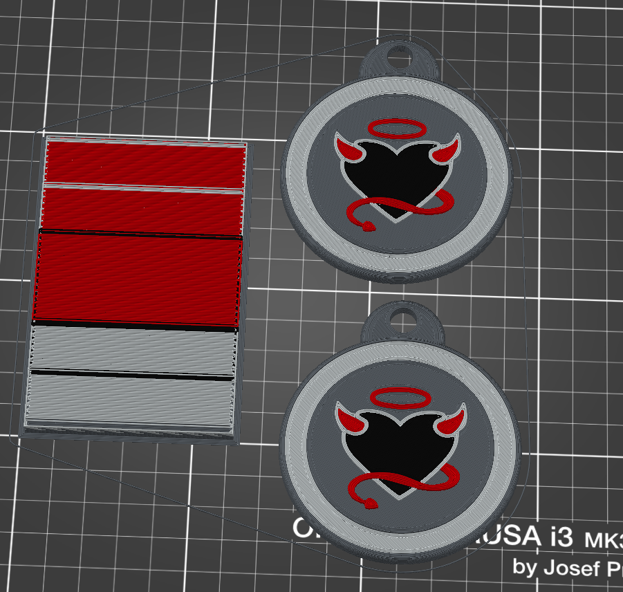 DOG TAG DEVIL HEART by Sangeriz | Download free STL model | Printables.com