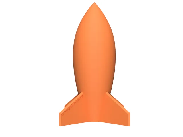 Simple #PrusaPrinters Rocket (Vase Mode)