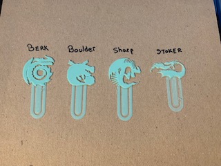 How to train your dragon bookmark collection