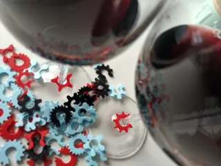 Party Glass Markers - Gear Edition