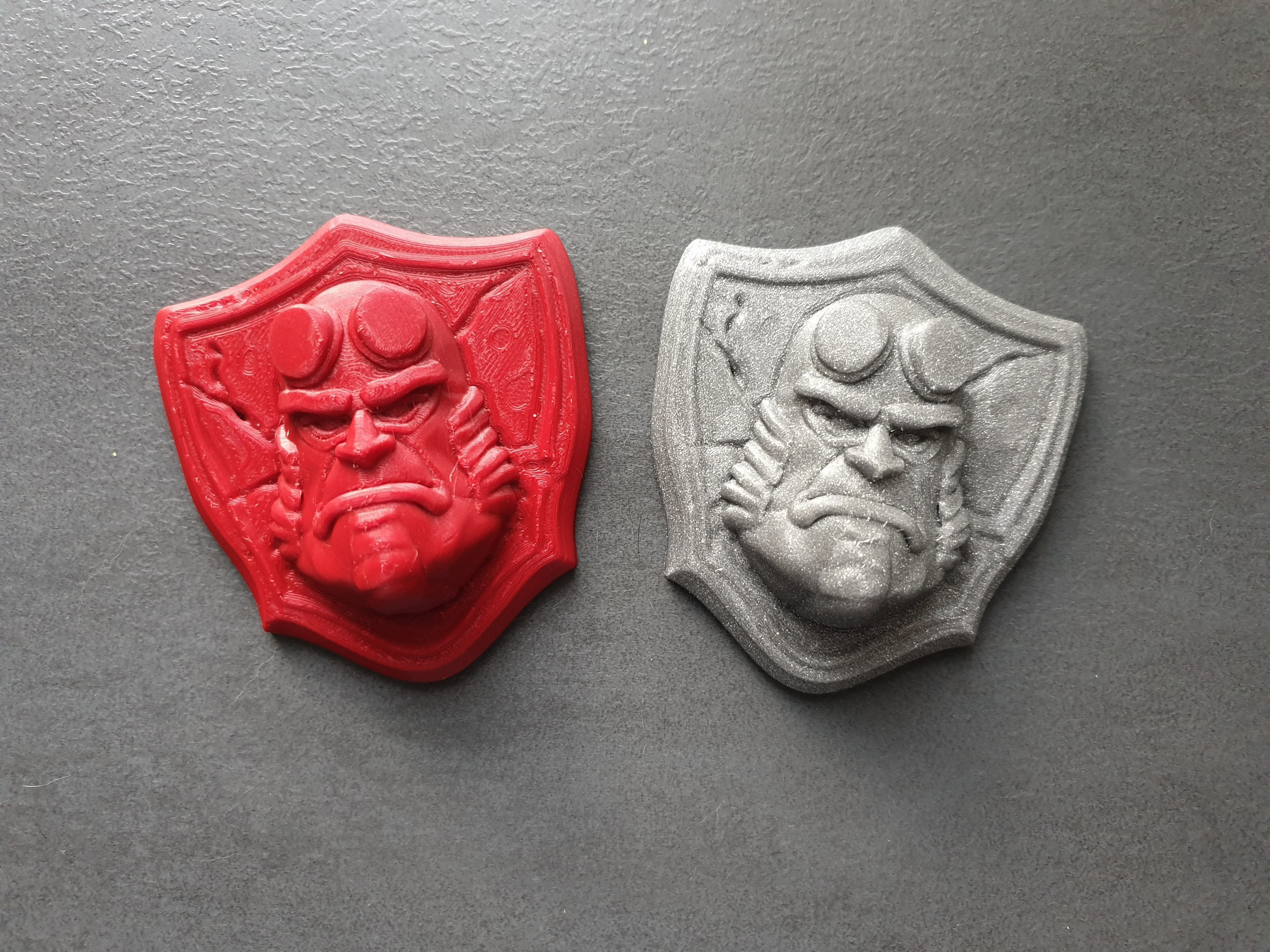 Hellboy badge