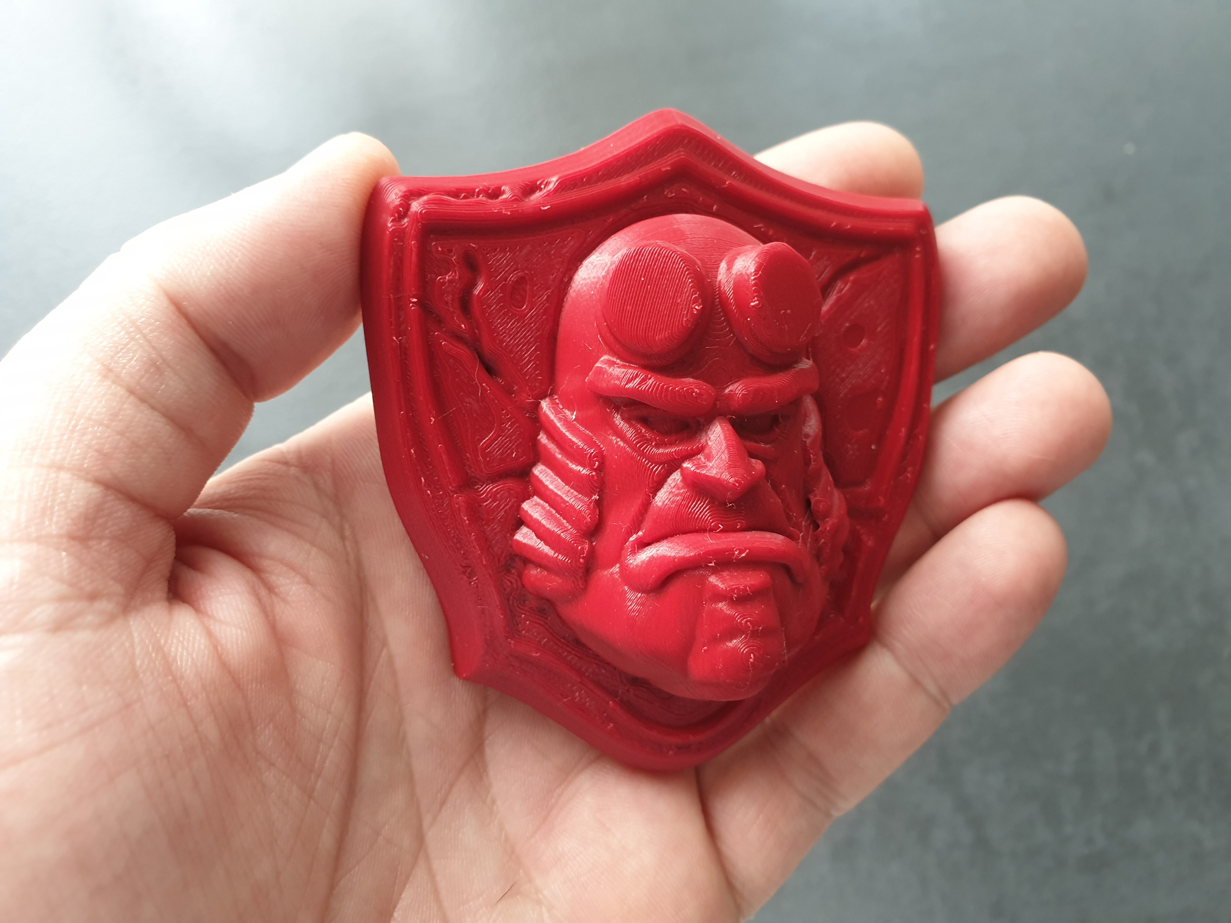 Miniatura 2 do modelo 3D Hellboy badge
