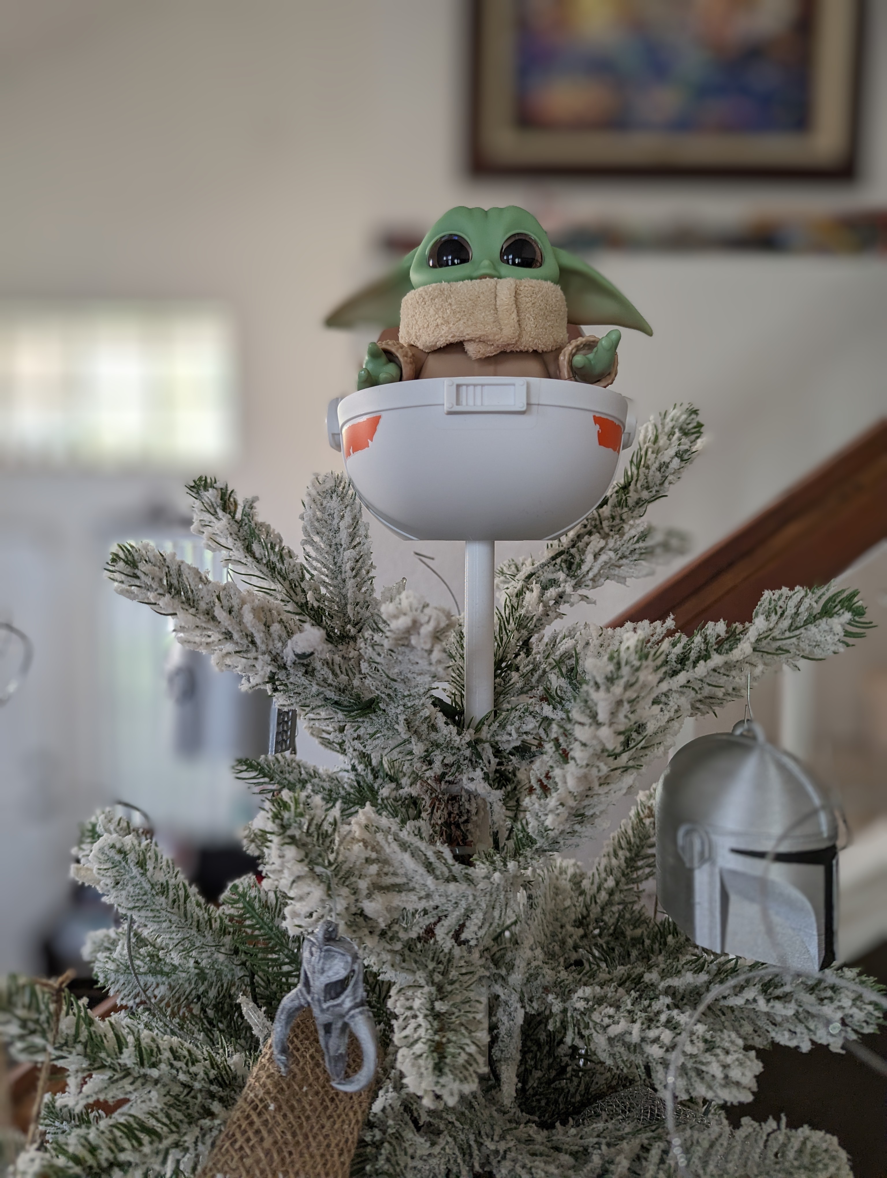 Grogu Tree Topper Stand